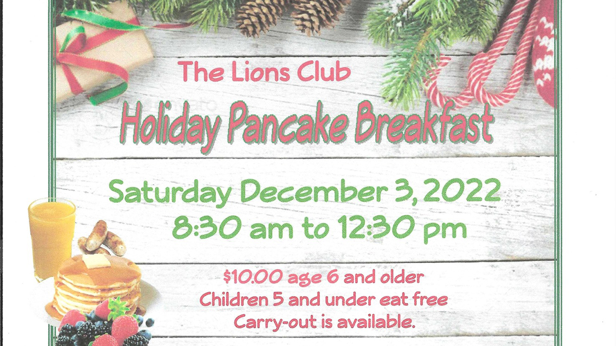 The Lions Club Holiday Pancake Breakfast